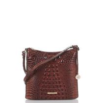Bolsa tiracolo BRAHMIN Katie em couro estampado em crocodilo