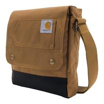 Bolsa tiracolo Carhartt Durable Brown com capa para laptop de 15 polegadas