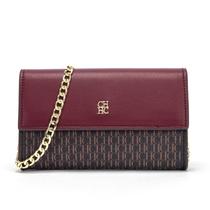 Bolsa tiracolo CHCH para mulheres, cor vinho, material vegano