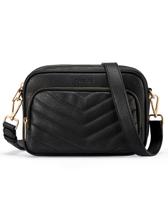 Bolsa tiracolo CHOLISS Bolsa de viagem de material vegano acolchoada RFID