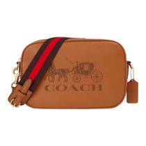 Bolsa tiracolo Coach Jes Light Saddle Refined Pebble Leather