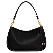Bolsa tiracolo Coach Soft Pebble Leather Cary Black Bolsa tiracolo Coach Soft Pebble Leather Cary Black