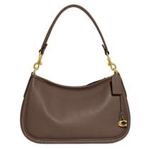 Bolsa tiracolo Coach Soft Pebble Leather Cary para mulheres
