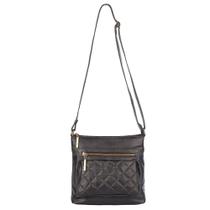 Bolsa tiracolo de couro Bia preto Feminino