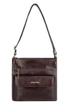 Bolsa Tiracolo de couro Karen café Feminino Bolsa Tiracolo de couro Karen café Feminino