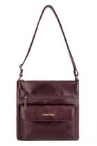 Bolsa Tiracolo de couro Karen marsala Feminino Bolsa Tiracolo de couro Karen marsala Feminino