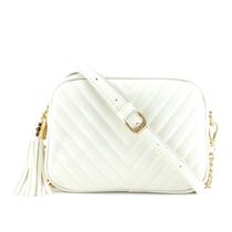 Bolsa tiracolo de ombro moerpusi Simple White Vegan Leather Bolsa tiracolo de ombro moerpusi Simple White Vegan Leather