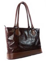 Bolsa tiracolo em couro croco maria adna Bolsa tiracolo em couro croco maria adna