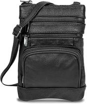 Bolsa tiracolo em couro Krediz para mulheres com alça ajustável