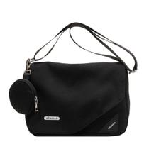 Bolsa Tiracolo Escolar OEM Modiva Nylon Impermeável 38x28x11cm Preto para Trabalho Bolsa Tiracolo Escolar OEM Modiva Nylon Impermeável 38x28x11cm Preto para Trabalho