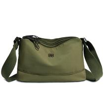 Bolsa tiracolo Eslcorri Nylon para mulheres verde casual pequena