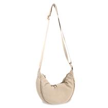 Bolsa Tiracolo EVGLOW Crescent de Nylon - Bege - Unissex Bolsa Tiracolo EVGLOW Crescent de Nylon - Bege - Unissex
