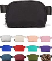 Bolsa tiracolo Fanny Pack YOSHUYUKI impermeável 1L preta Bolsa tiracolo Fanny Pack YOSHUYUKI impermeável 1L preta