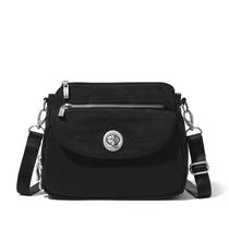 Bolsa tiracolo feminina Baggallini Calais, leve, preta