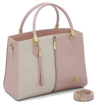 Bolsa tiracolo feminina Bicolor bolsa grande transversal