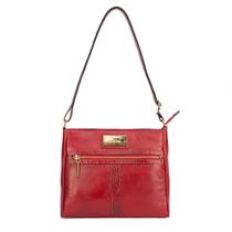 Bolsa Tiracolo feminina de couro Milena preta Bolsa Tiracolo feminina de couro Milena preta