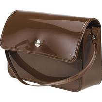 Bolsa Tiracolo Feminina De PVC Cristal Com Alça Transversal