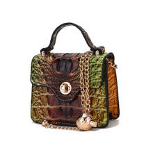 Bolsa Tiracolo Feminina MKF Collection River - Couro Sintético Croco