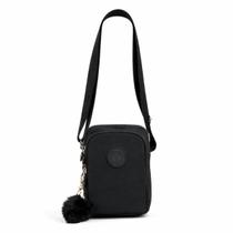 Bolsa Tiracolo Feminina Pequena Nylon Resistente Com Divisórias Zíper Duplo E Alça Regulável