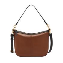 Bolsa tiracolo Fossil Jolie marrom/preta para mulheres Bolsa tiracolo Fossil Jolie marrom/preta para mulheres