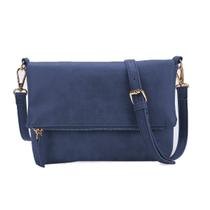 Bolsa tiracolo Gladdon Small para mulheres em couro azul vegano Bolsa tiracolo Gladdon Small para mulheres em couro azul vegano