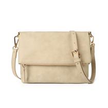 Bolsa tiracolo Gladdon Small para mulheres em couro creme vegano