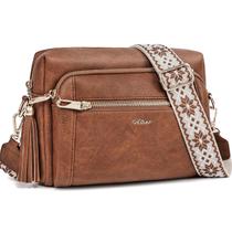 Bolsa tiracolo HILAEX pequena de couro anti-roubo para mulheres