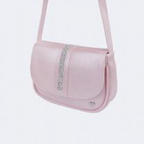 Bolsa Tiracolo Infantil Pampili Festa Glamour Manta de Strass Rosa Glace Bolsa Tiracolo Infantil Pampili Festa Glamour Manta de Strass Rosa Glace