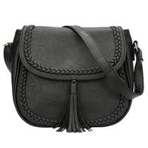 Bolsa tiracolo KKXIU Casual Flap Saddle em couro PU para mulheres Bolsa tiracolo KKXIU Casual Flap Saddle em couro PU para mulheres