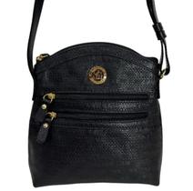Bolsa tiracolo lia preto tressê