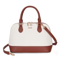 Bolsa tiracolo LOVEVOOK Classic Dome Satchel bege-marrom Bolsa tiracolo LOVEVOOK Classic Dome Satchel bege-marrom