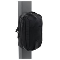 Bolsa Tiracolo Magnética Preta - Para Academia, Viagens e Trabalho