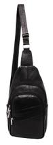 Bolsa Tiracolo Masculina Couro Pochete Transversal Ombro BLSM248
