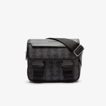Bolsa tiracolo masculina Lacoste com monograma recortado The Blend