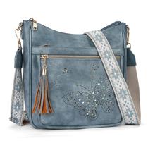 Bolsa Tiracolo Média KITEVIUN Borboleta com Tassel Bolsa Tiracolo Média KITEVIUN Borboleta com Tassel