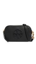Bolsa Tiracolo Mini Miller Tory Burch Preta 20cm Bolsa Tiracolo Mini Miller Tory Burch Preta 20cm