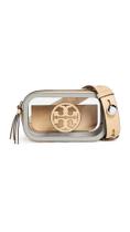 Bolsa Tiracolo Mini Transparente Tory Burch Miller em PVC Bolsa Tiracolo Mini Transparente Tory Burch Miller em PVC