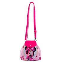 Bolsa Tiracolo Minnie Rosa 16x8x17cm - Disney Bolsa Tiracolo Minnie Rosa 16x8x17cm - Disney