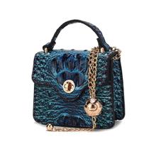 Bolsa tiracolo MKF Collection River Faux Crocodile Feminina - MKF Collection By Mia K.