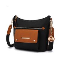 Bolsa Tiracolo MKF Collection Serenity - Couro Vegan Color Block