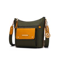 Bolsa Tiracolo MKF Collection Serenity - Couro Vegano Color Block