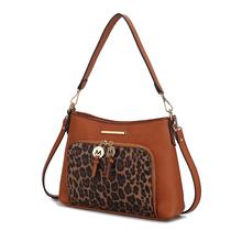 Bolsa tiracolo MKF Collection Trisha com estampa animal