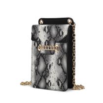 Bolsa tiracolo MKF Collection Yael Vegan Leather Snake