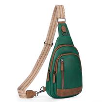 Bolsa tiracolo, mochila de couro CLUCI Sling para mulheres