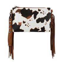 Bolsa tiracolo Montana West Fringe Vintage em couro bovino