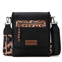 Bolsa tiracolo Montana West MWC-183BK de material vegano feminina Bolsa tiracolo Montana West MWC-183BK de material vegano feminina