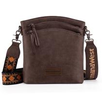 Bolsa tiracolo Montana West MWC-H185CF em material vegano Bolsa tiracolo Montana West MWC-H185CF em material vegano