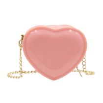 Bolsa tiracolo MOSSTYUS Mini Candy Color Jelly Heart Shape Bolsa tiracolo MOSSTYUS Mini Candy Color Jelly Heart Shape