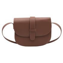 Bolsa tiracolo MOSSTYUS Saddle Vintage Boho Faux Leather Brown