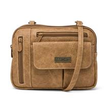 Bolsa tiracolo MultiSac Zippy Triple Compartiment Camel